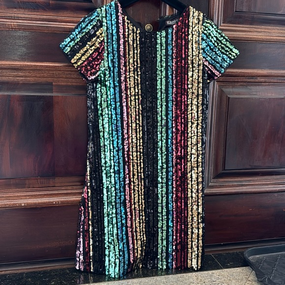 New without tag girls sequence rainbow dress size 16 - Picture 1 of 5
